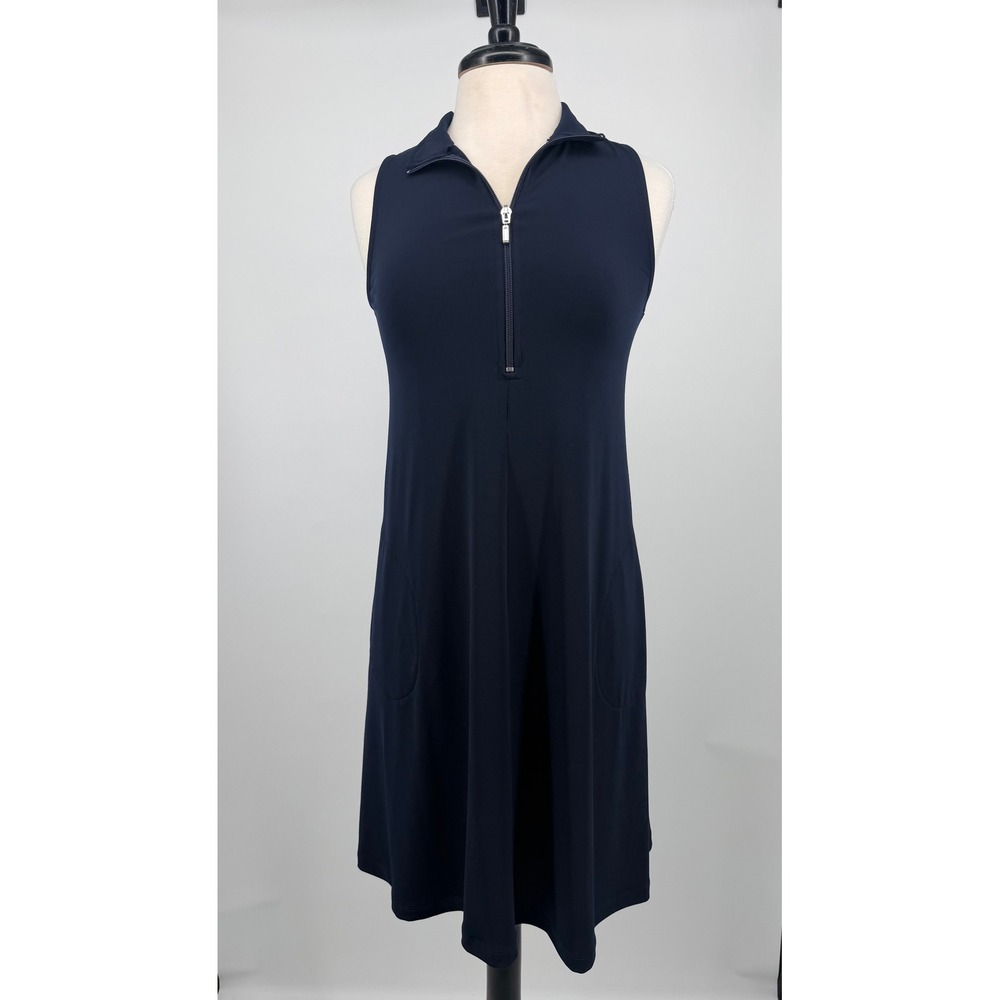 Karen Kane Jersey Half Zip Shift Dress